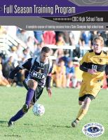 Full Season Training Program Elite Teams - Printed