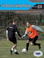 Full Season Training Program U14 - Printed