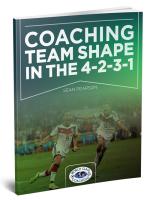 Coaching Team Shape in the 4-2-3-1 Formation - Printed